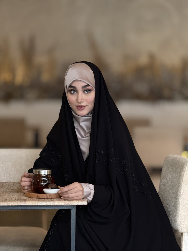 چادر جده مچ پاکتی نگین هانا