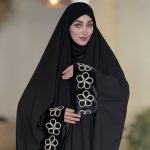 چادر جده مچ آرامش مخمل گلنار
