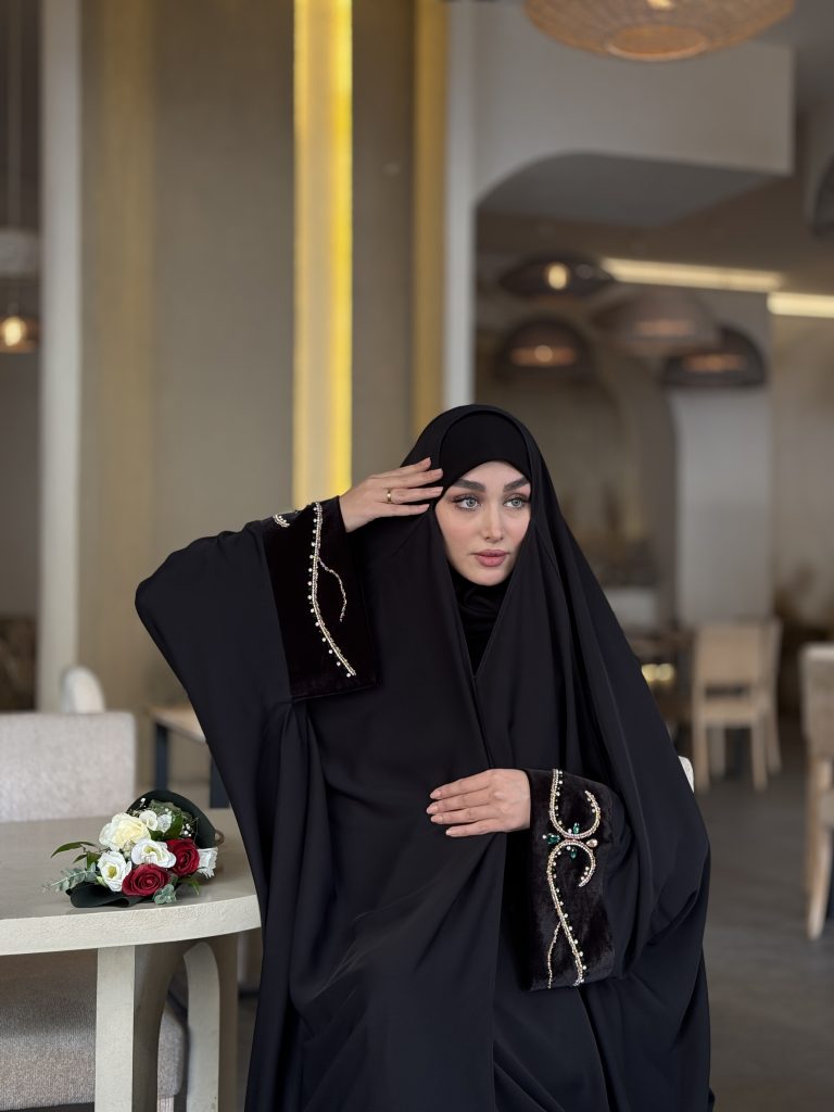 چادر جده مچ آرامش مخمل پیچک