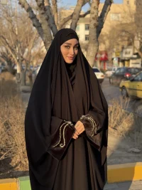 چادر جده مچ آرامش مخمل راحیل