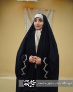 چادر جده مچ آرامش مخمل فیروزه