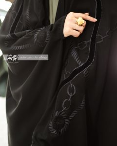 چادر جده گلدوزی میترا چادر گلدوزی چادر با نوار مخمل چادر زنانه مجلسی مدل میترا چادر گلدوزی خاص جلابیب