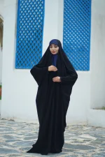 چادر جده سنگدوزی یکتا چادر سنگدوزی دور لبه چادر آستین‌دار مجلسی چادر خاص جلابیب مدل یکتا چادر زنانه سنگدوزی شیک