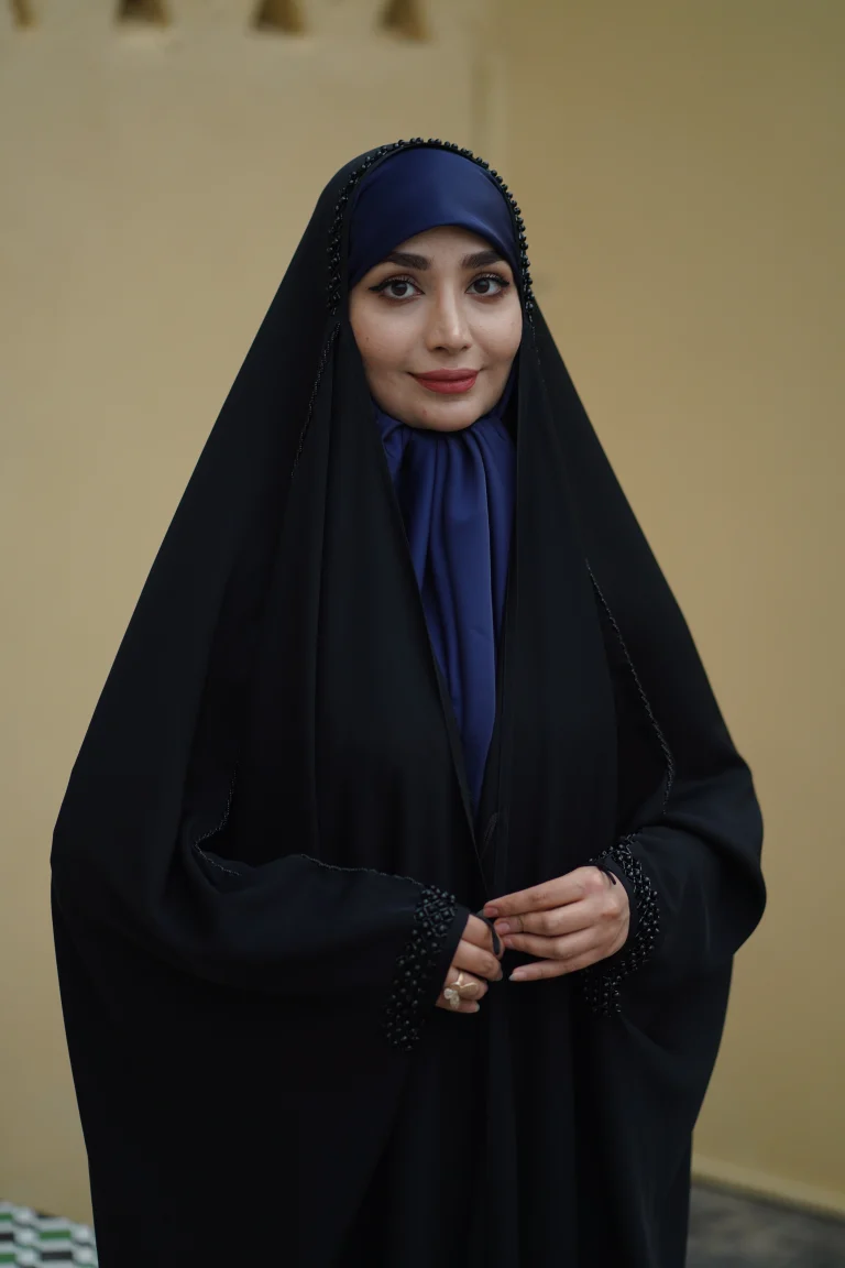 چادر جده سنگدوزی تندیس چادر جواهردوزی لبه‌دار چادر مجلسی زنانه خاص چادر لوکس جلابیب مدل تندیس چادر سنگدوزی از سر تا مچ