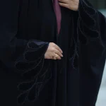 چادر جده گلدوزی سایه چادر نگین‌کاری آستین‌دار چادر گلدوزی خاص جلابیب چادر مجلسی مدل سایه چادر زنانه شیک جلابیب
