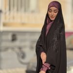چادر جده گلدوزی ارغوان با نگینکاری چادر مجلسی ارغوان نگیندار گلدوزی ارغوان نگینکاری چادر زنانه چادر گلدوزی ارغوان فروشگاه جلابیب