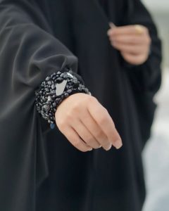 چادر مجلسی سنگدوزی‌دار زنانه مدل مارکیز