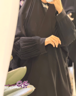 چادر بیروتی کرپ+ (آستین پلیسه)