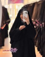 چادر بیروتی کرپ+ (آستین پلیسه) - تصویر 4