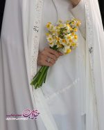 چادر عروس صدف کرپ الیزه - تصویر 3