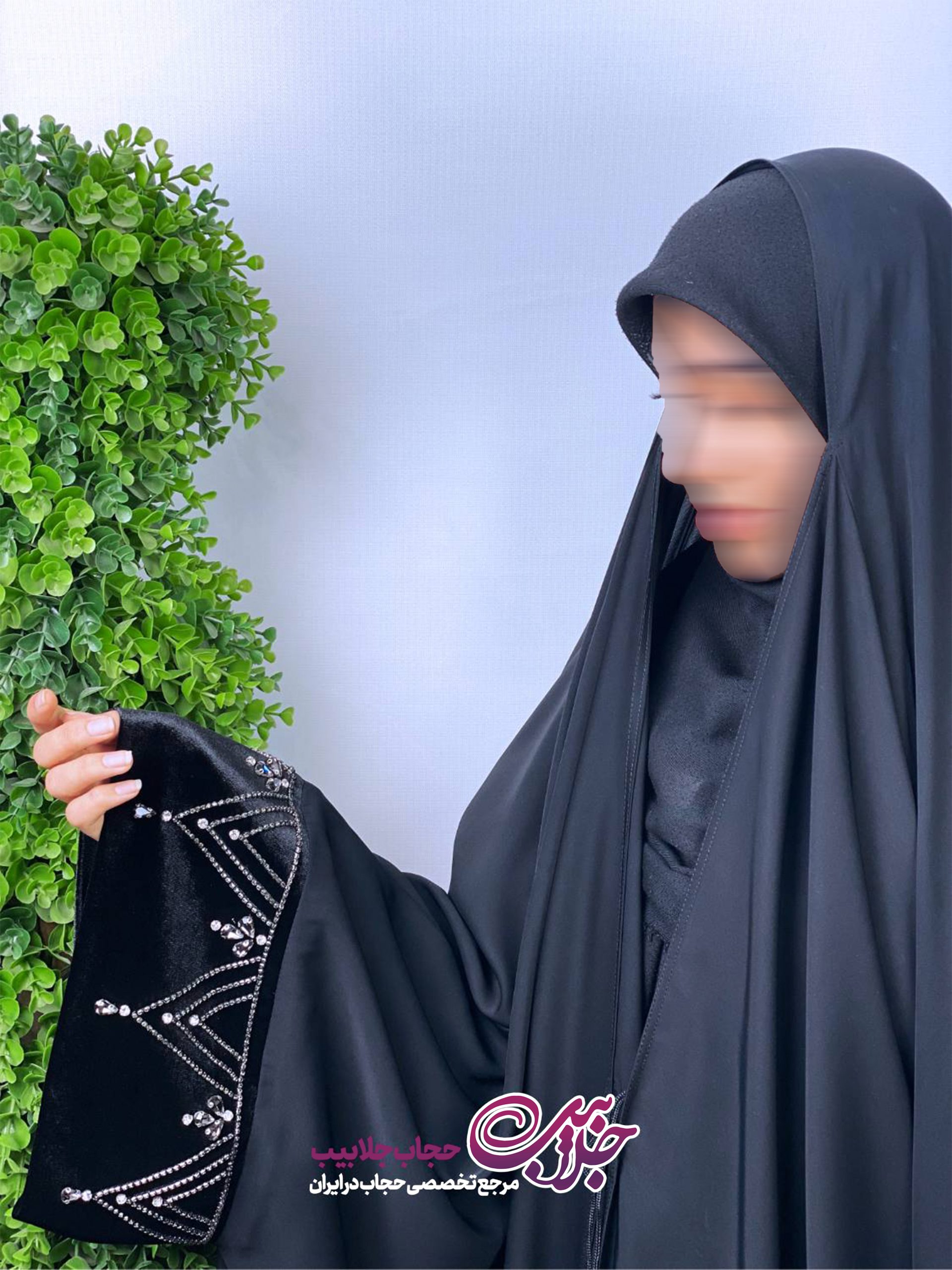 dalana-eslahi چادر جده مچ آرامش مخمل دلانا - تصویر 1