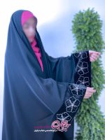 چادر جده مچ آرامش مخمل گلنار - تصویر 3