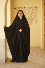 چادر جده نگین خطی نیلوفر - تصویر 3