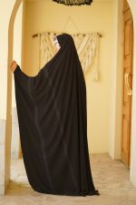 چادر جده نگین خطی نیلوفر - تصویر 4