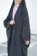 چادر جده سنگدوزی شکوفه مجلل - تصویر 3