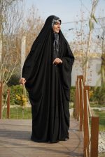 چادر جده گلدوزی پروانه مخمل - تصویر 4